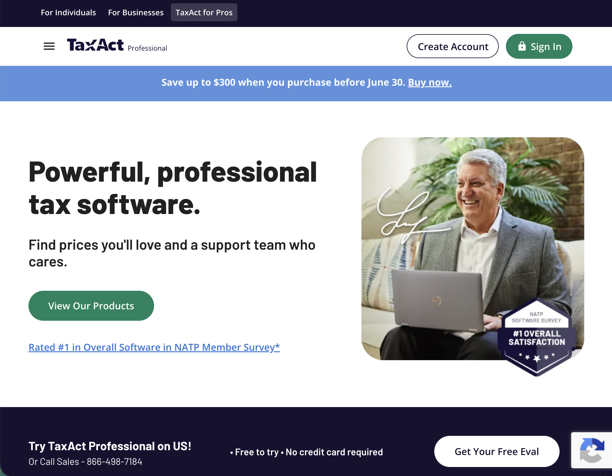 TaxAct Professional product screenshot